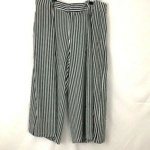 ☀️Morghy Art Stylist  Striped WideLeg Pants L